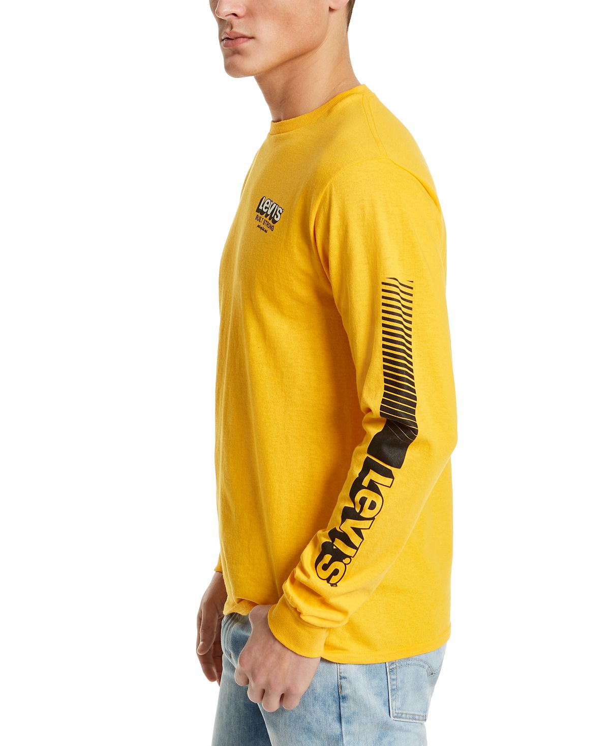 Levi's Long-sleeve Logo T-shirt Gold