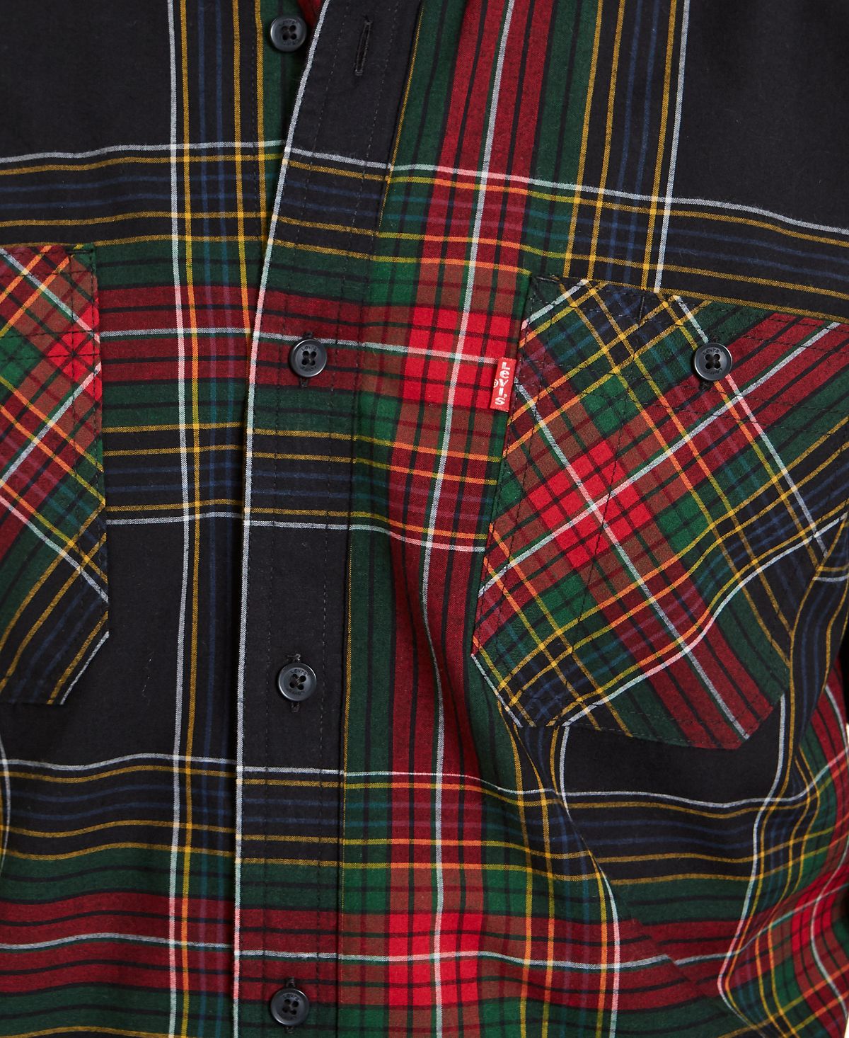 Levi's Malden Plaid Shirt Caviar