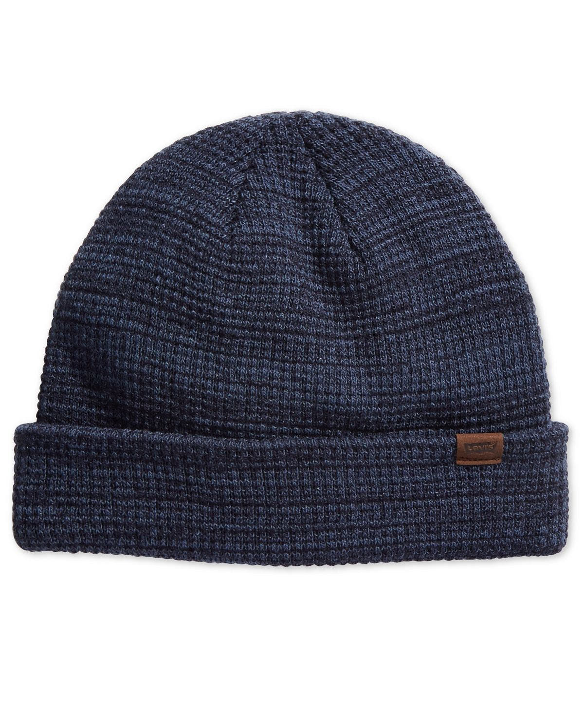 Levi's Marled Waffle Cuff Beanie Navy