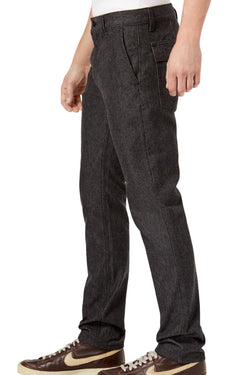Levi's Melange-Black Brushed-Herringbone Slim-Fit Hybrid Utility Pant thumbnail 2