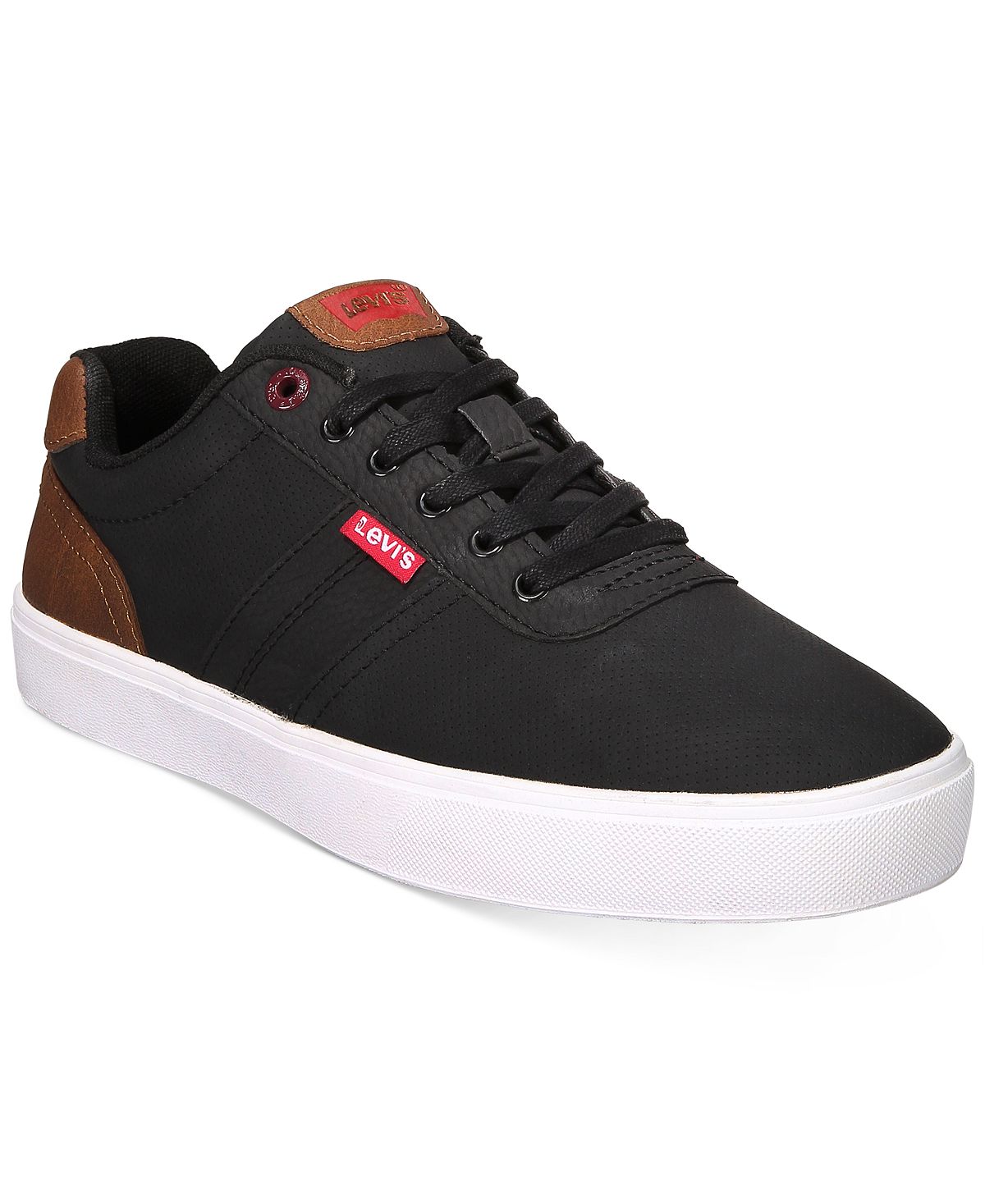 Levi's Miles Waxed Sneakers Black/Tan
