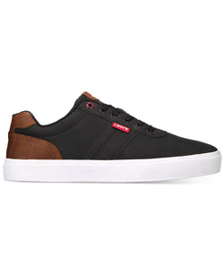 Levi's Miles Waxed Sneakers Black/Tan thumbnail 2