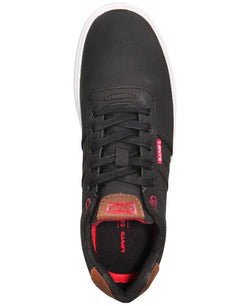 Levi's Miles Waxed Sneakers Black/Tan thumbnail 4