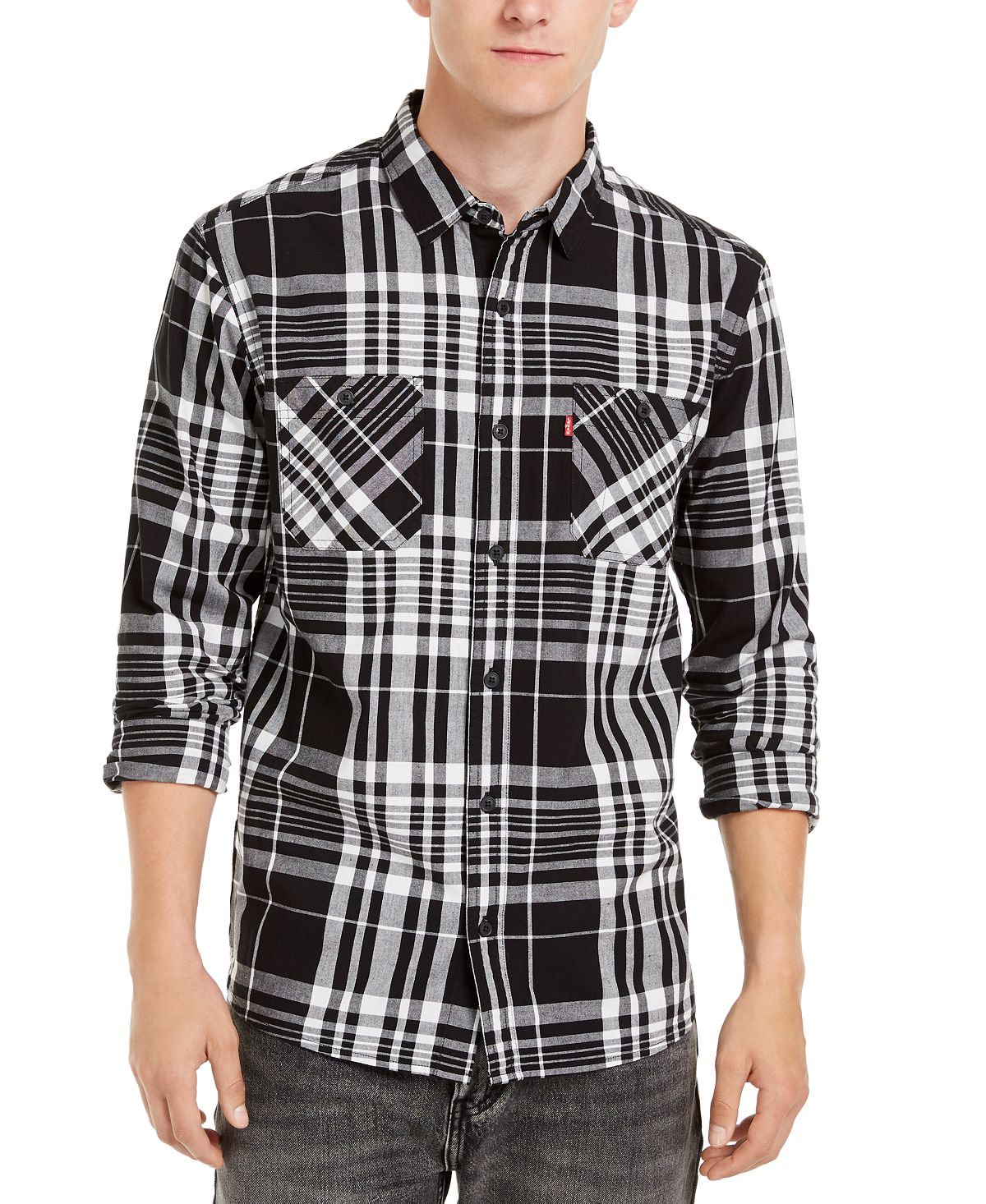 Levi's Noble Plaid Shirt Caviar