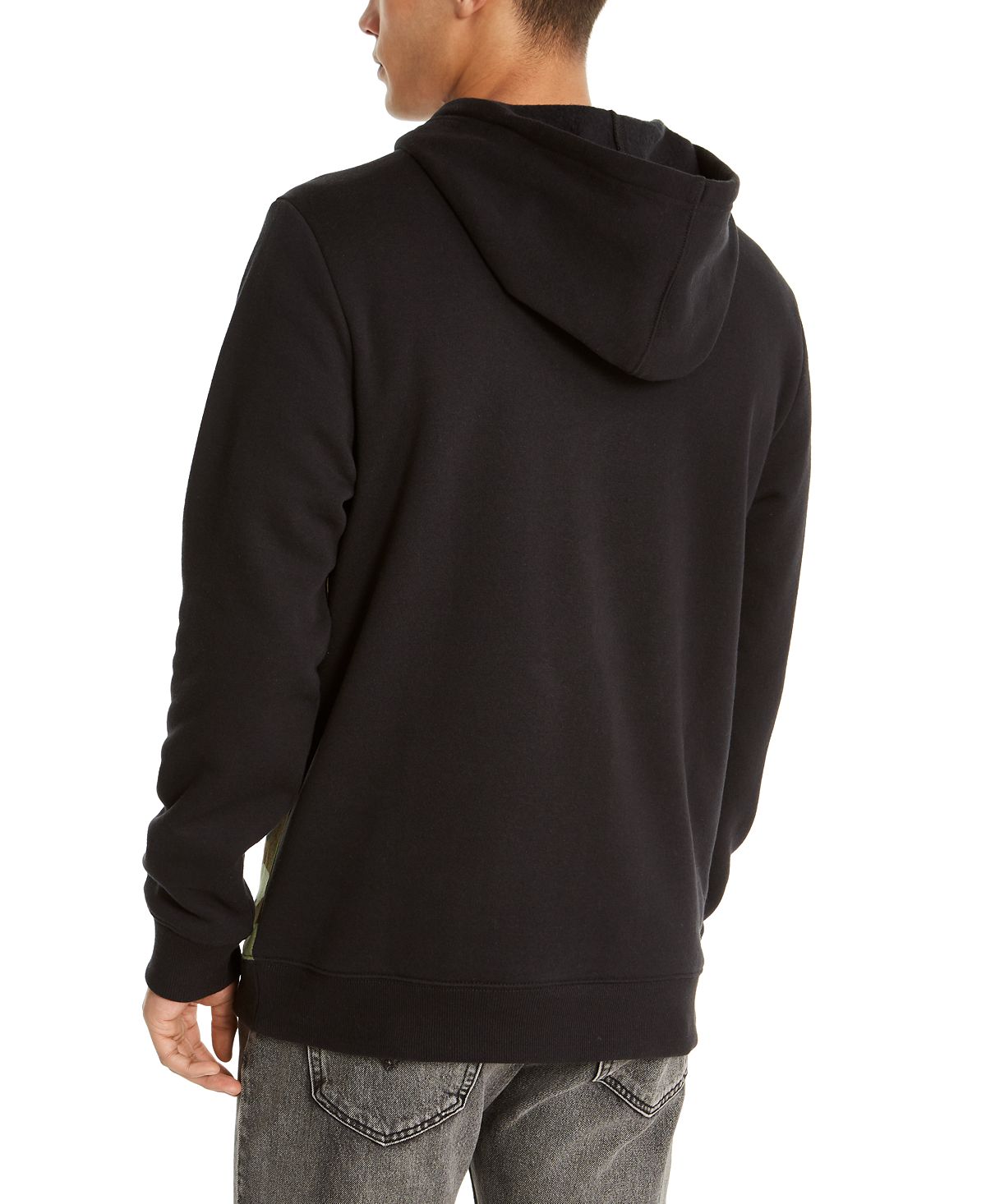 Levi's Patrick Camo Block Quarter-zip Hoodie Caviar