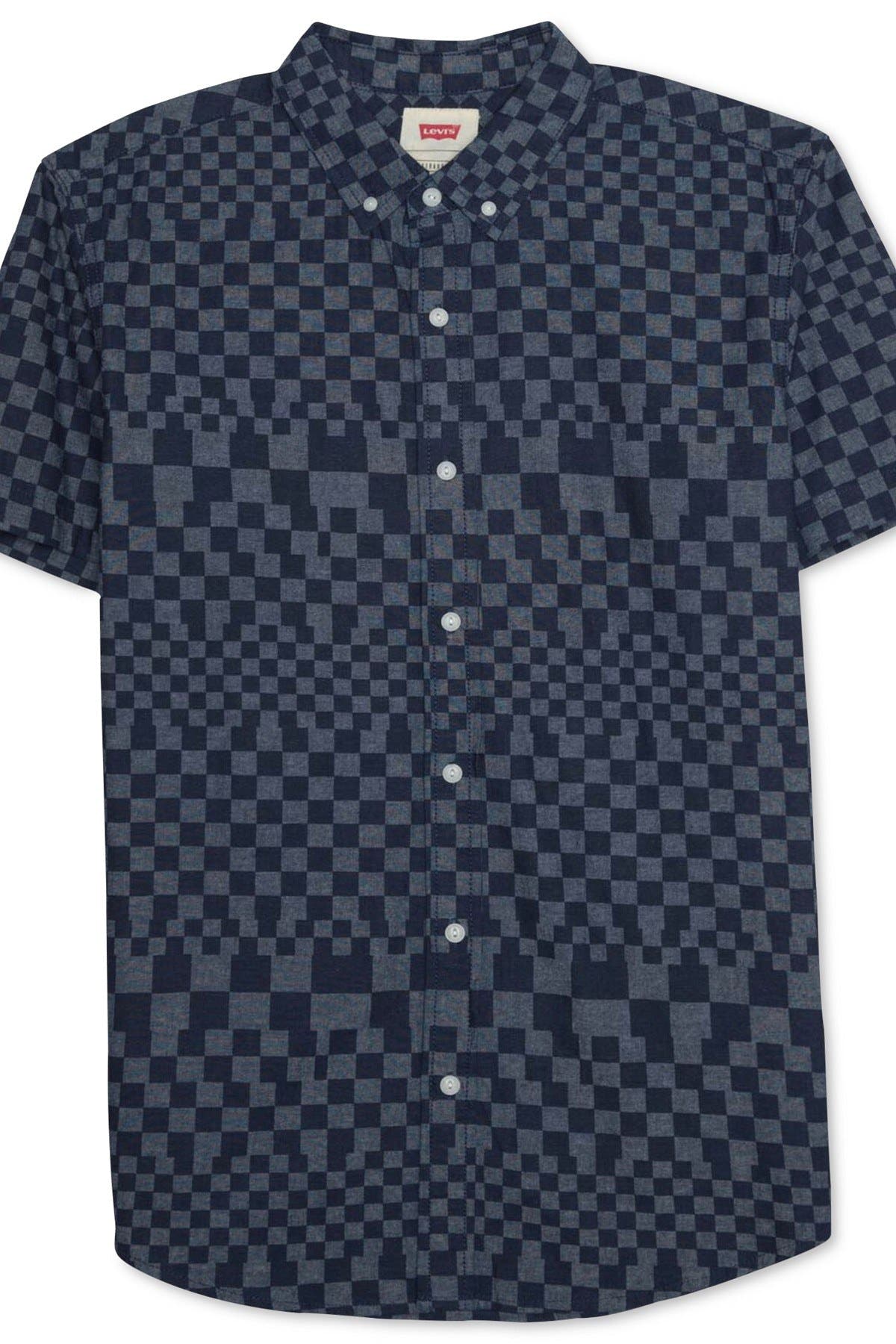 Levi's Penta Blue Slim-Fit Check Shirt