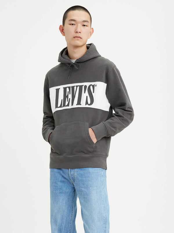 Levi's Pieced Pullover Hoodie Black