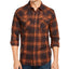 Levi's Plaid Flannel Shirt Tortoise Shell