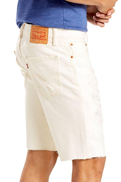 Levi's Popular-White 511™ Slim-Fit Cut-Off Ripped Jean Short thumbnail 2