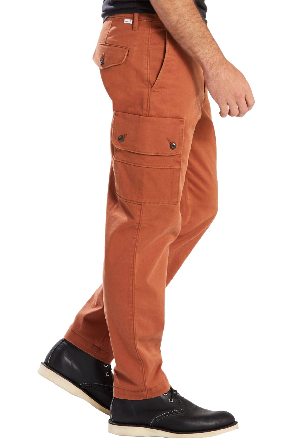 Levi's Rust-Copper Slim-Fit Tapered Utility Cargo Pant