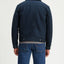 Levi's Sherpa Canvas Trucker Jacket Dress Blues Canvas