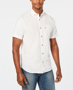 Levi's Short-sleeve Pocket Oxford Shirt Marshmallow thumbnail 1