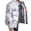 Levi's Stand Collar Quilted Puffer Jacket Tye Dye