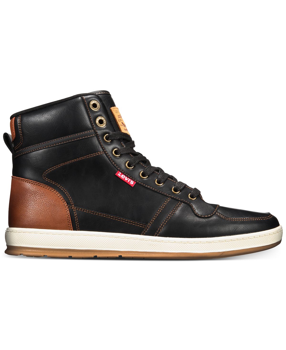 Levi's Stanton High-top Sneakers Black/Tan