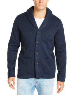 Levi's Sweater Knit Fleece Cardigan Dress Blue thumbnail 1