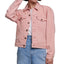 Levi's cotton Puff-sleeve Denim Trucker Jacket Chalky Blush Trucker