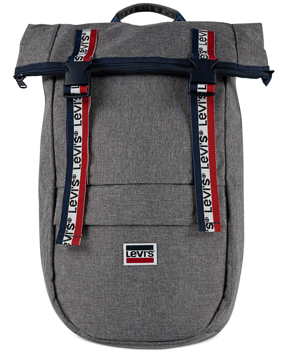 Levi's roll-top Logo Backpack Light Grey Heather