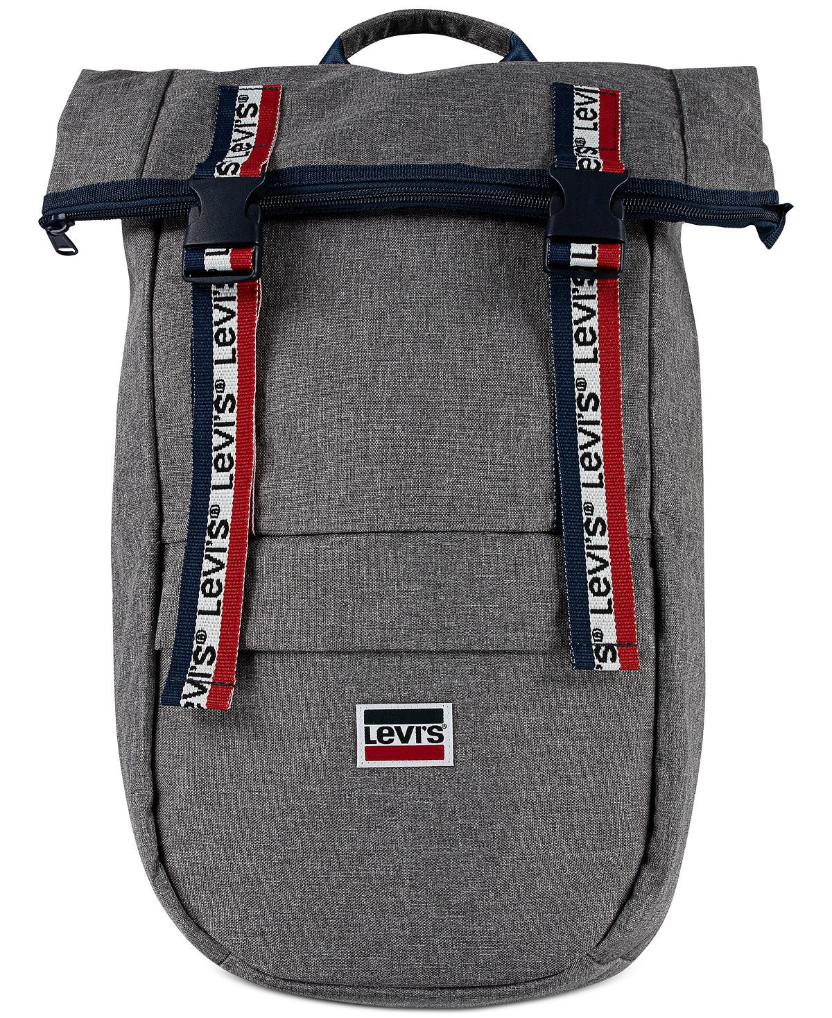 Levi's roll-top Logo Backpack Light Grey Heather