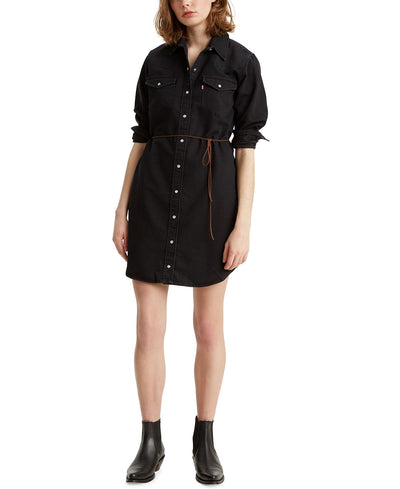 Levi's the Ultimate Western Shirtdress Black Rose