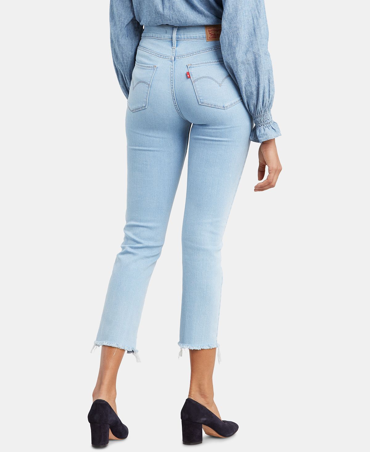 Levi's wo 724 Straight-leg Cropped Jeans Perfect Mistake