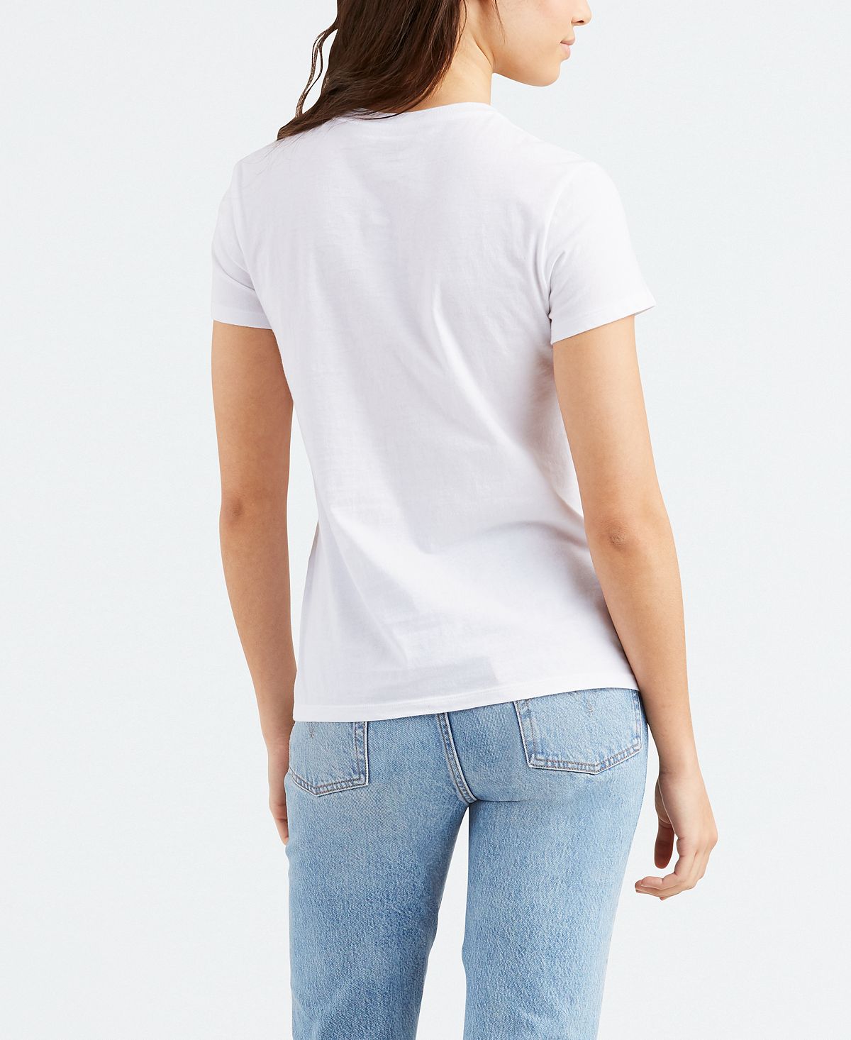 Levi's wo Batwing Logo Cotton Cities T-shirt Las Vegas White