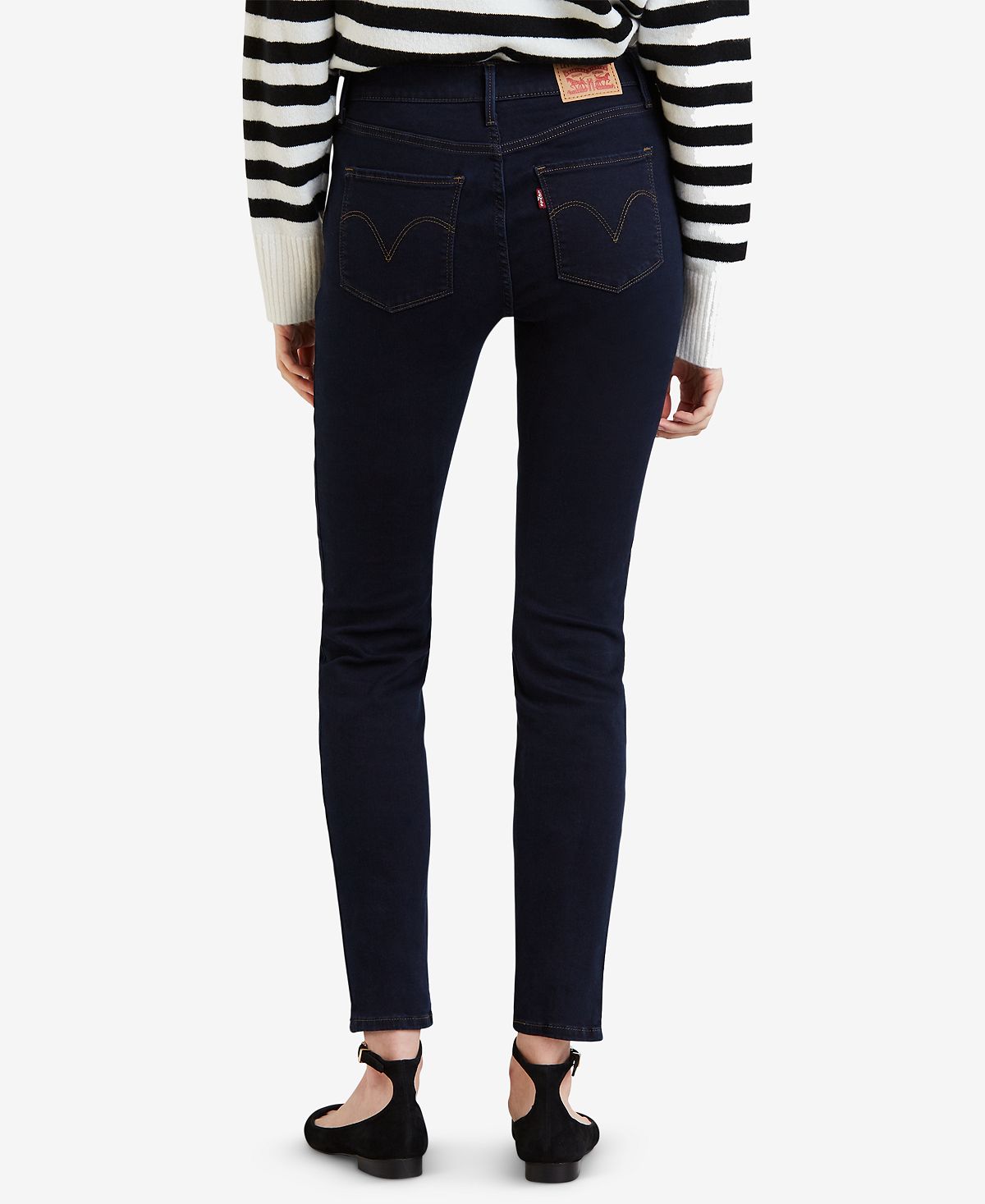 Levi's wo Classic Mid Rise Skinny Deep Indigo Blue