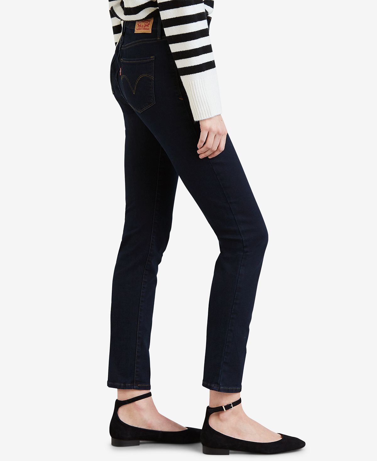 Levi's wo Classic Mid Rise Skinny Deep Indigo Blue