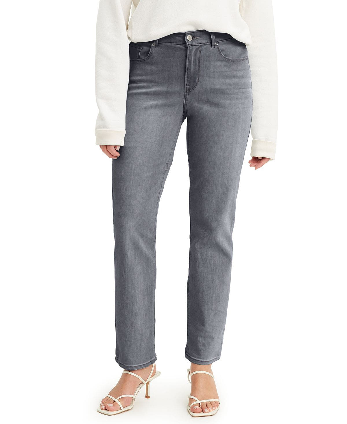 Levi's wo Classic Straight-leg Jeans Grey Slumber