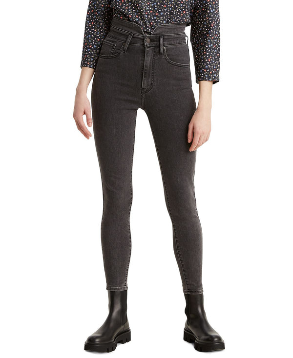 Levi's wo Mile High Extended Waist Band Jeans Cross Your Fingers