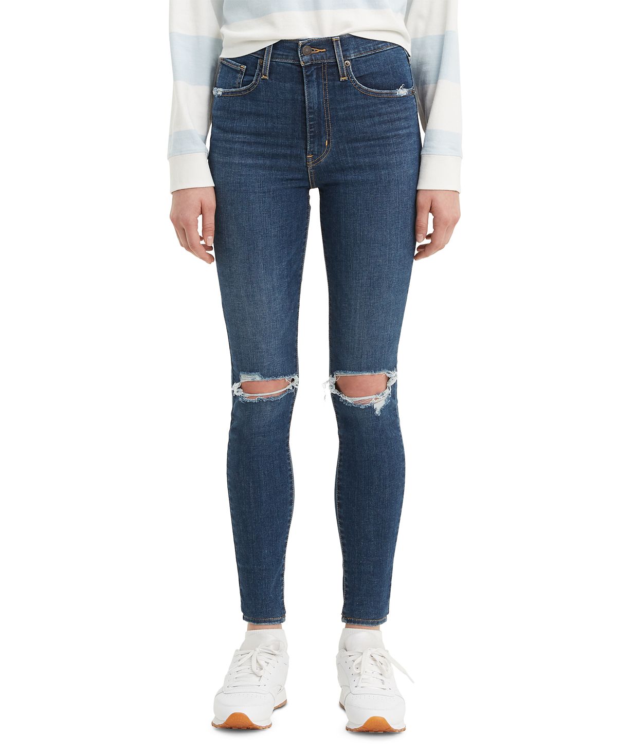 Levi's wo Mile High Super Skinny Jeans Shady Business