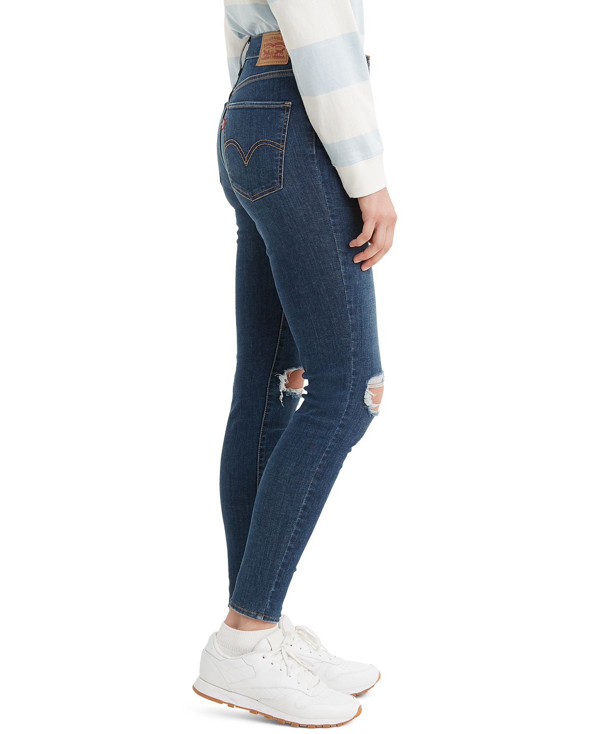 Levi's wo Mile High Super Skinny Jeans Shady Business