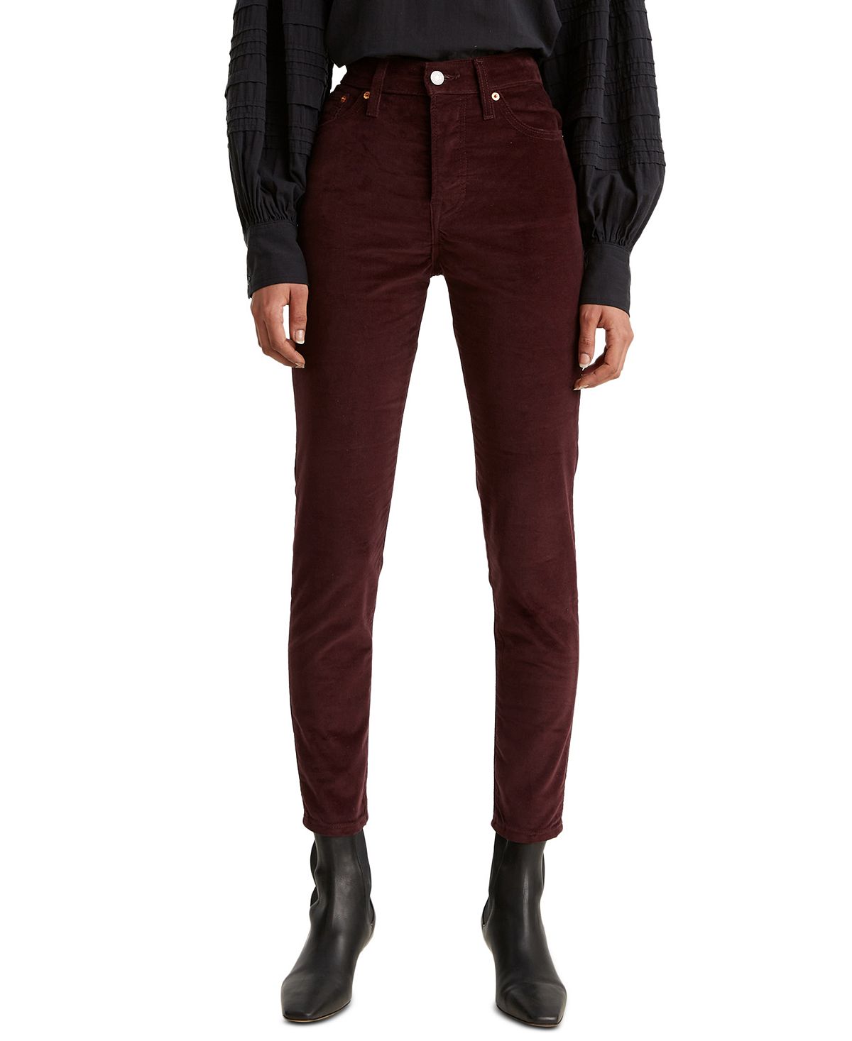 Levi's wo Skinny Wedgie Jeans Malbec Moleskin