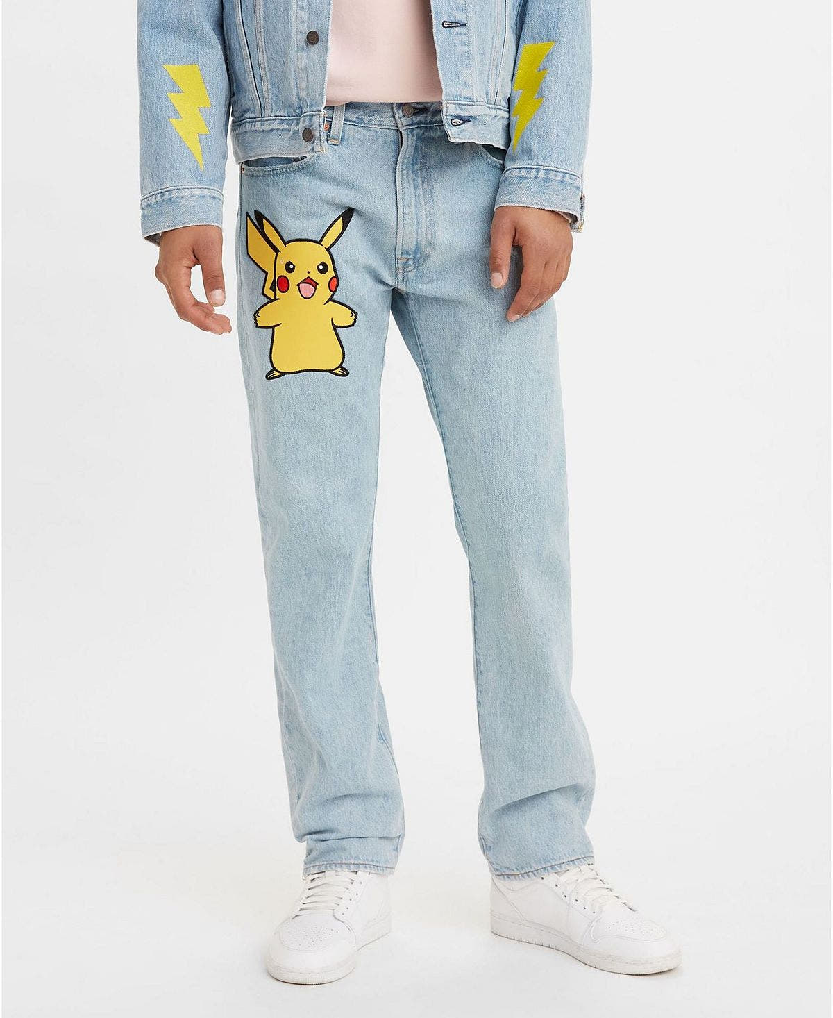 Levi's x Pokmon 551z Authentic Straight Jeans Pokemon Stone Blue