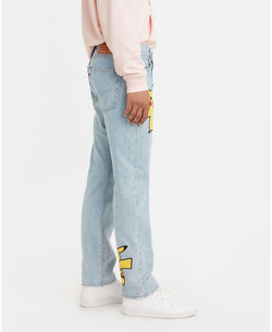 Levi's x Pokmon 551z Authentic Straight Jeans Pokemon Stone Blue thumbnail 3
