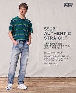 Levi's x Pokmon 551z Authentic Straight Jeans Pokemon Stone Blue thumbnail 4