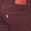 Levis Pomegranate 511 Slim Fit Stretch Jaspee Jeans
