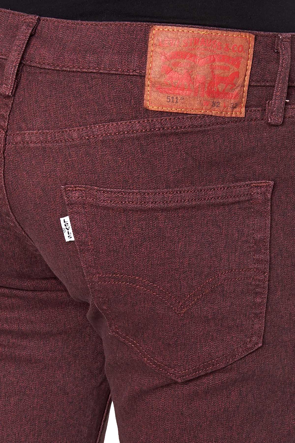 Levis Pomegranate 511 Slim Fit Stretch Jaspee Jeans