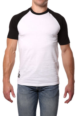 Lick Black Cotton Contrast Tee thumbnail 1