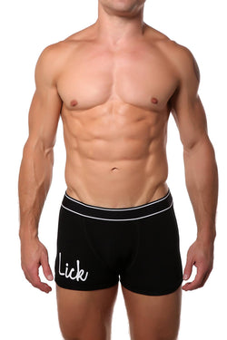 Lick Black Graphic Boxer-Trunk thumbnail 1
