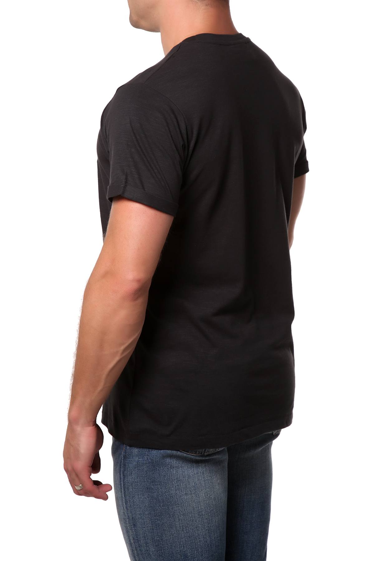Lick Black Heather Embroidered Logo Tee