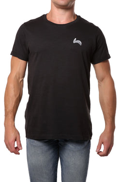 Lick Black Heather Embroidered Logo Tee thumbnail 1