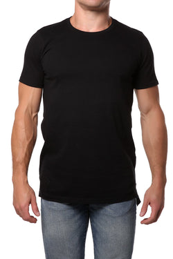 Lick Black Long Cotton Graphic Tee thumbnail 1