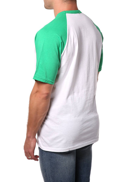 Lick Green Cotton Contrast Tee