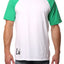 Lick Green Cotton Contrast Tee