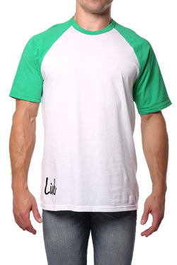 Lick Green Cotton Contrast Tee thumbnail 1