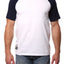 Lick Navy-Blue Cotton Contrast Tee