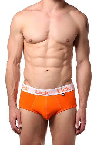Lick Orange Intense Hipster Brief