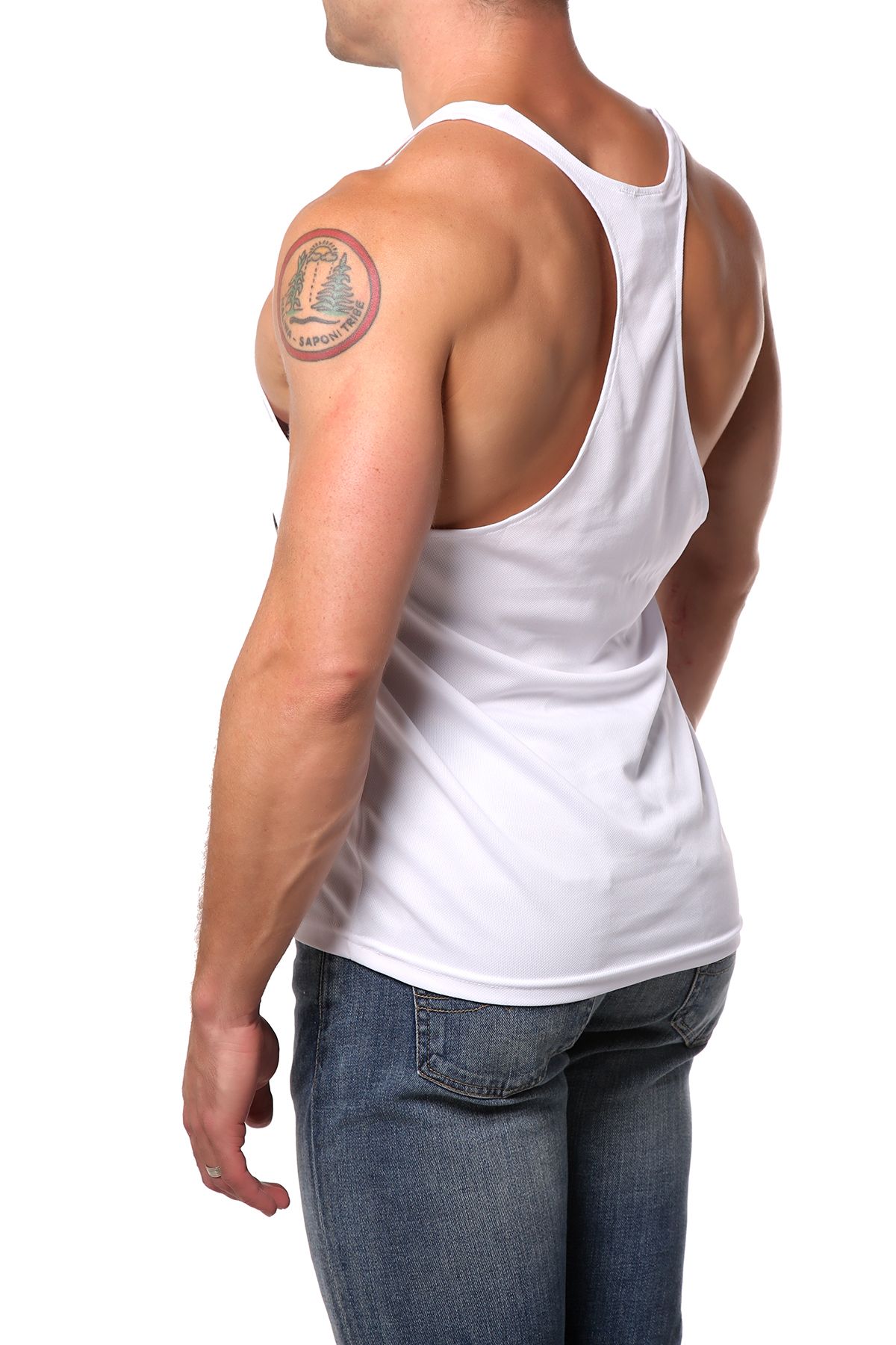 Lick White Graphic Tank