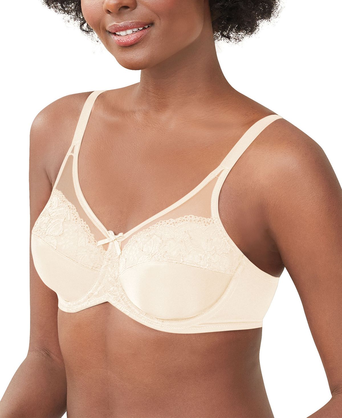 Lilyette By Bali Minimizer Ultimate Smoothing Underwire Bra Ly0444 Pearl