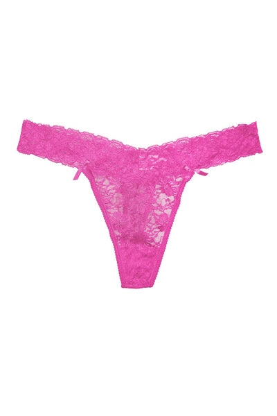 Linda Hartman PLUS Beetroot Lace Thong